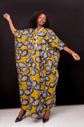 African print dress