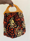 Mara wooden handle tote
